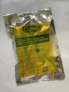 4 in X 3 yds CURAD Non-Adhering Dressing Xeroform Sterile CUR253200, Exp 11/2026 - Picture 1 of 4