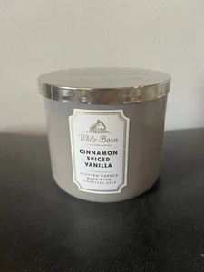 White Barn CINNAMON SPICED VANILLA 3 Docht 14,5 Oz Duftkerze NEU - Bild 1 von 7