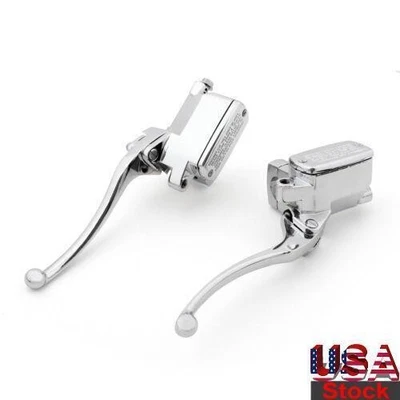 1" Brake Clutch Master Cylinder Reservoir Lever For Honda VTX1800 2002-2008 2003 Foto 1 de 4