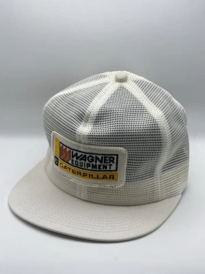 Vtg Wagner Equipment Catipillar Full Mesh Trucker Cap K Products - Image 1 of 4