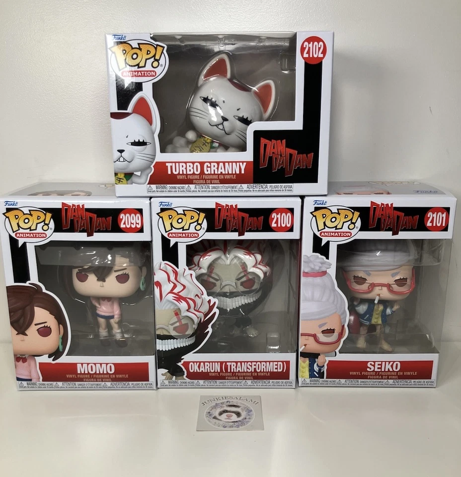 Dandadan Turbo Granny Momo Okarun Seiko Funko Pop! Anime Full Set — 第 1/1 张图片
