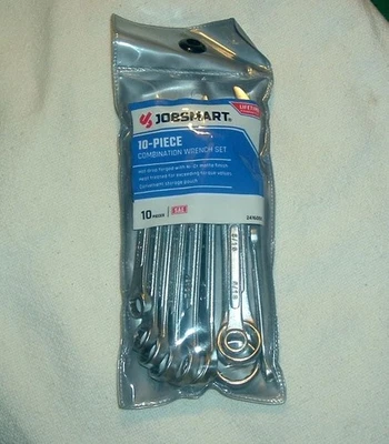 NEW Jobsmart 10 Piece Combination Wrench Set SAE 1/4 to 3/4 - Image 1 of 2