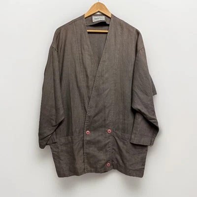 Blazer/jaqueta Diane Von Furstenberg feminina grande vintage cinza 4 botões - Imagem 1 de 4