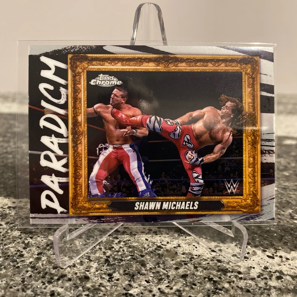 2025 Topps Chrome WWE Paradigm Shawn Michaels Refractor #PAR-SML - Image 1 of 4
