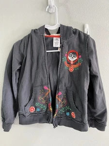 Chaqueta con Capucha Gris con Cremallera Coco para Niñas Jóvenes Disney Store Talla 11/12 - Imagen 1 de 3
