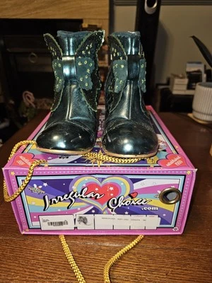 Irregular Choice Botines Mariposa Verde Talla 6 39 Foto 1 de 4
