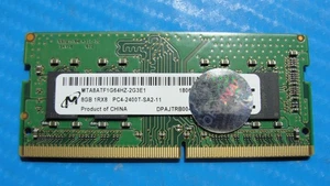 Dell 15 5579 Micron 8GB 1Rx8 PC4-2400T Memory RAM SO-DIMM MTA8ATF1G64HZ-2G3E1 - Picture 1 of 2
