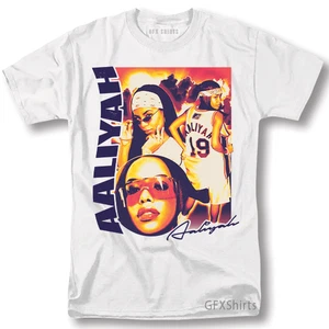 Aaliyah Shirt Princess of R&B Vintage Grafikdesign T-Shirt - Bild 1 von 1