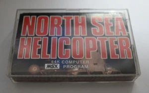 Helicóptero del Mar del Norte (1984) computadora MSX (cinta, manual, caja) clásica de 8 bits en caja - Imagen 1 de 2