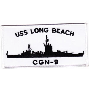 USS Long Beach CGN-9 Silhouette Patch - Bild 1 von 6