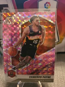 2020-21 Panini Mosaic Cameron Payne Pink Camo Prizm #140 Phoenix Suns - Picture 1 of 2