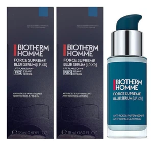 BIOTHERM HOMME 36 ml Force Supreme Blue Serum LP-XR Neu & Ovp 2x 18 ml - Bild 1 von 1