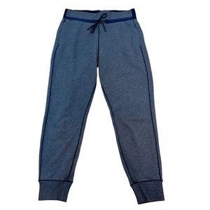 Lululemon Cool & Collected Jogger Woman’s Sz 8 Heathered Blue Pull On Pockets - Picture 1 of 12