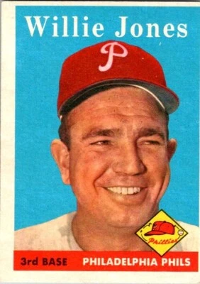 1958 Topps - Willie Jones #181 - Image 1 of 2