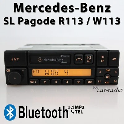 Original Mercedes R113 Radio Classic BE1150 Bluetooth Radio MP3 W113 SL Pagode - Bild 1 von 4