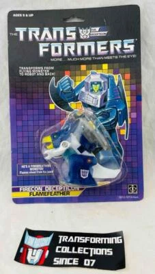 Transformers Original G1 1988 Firecon Flamefeather MOSC Sealed - Image 1 of 2