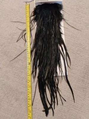 Sillín Hebert Miner Natural NEGRO Gallo Grado Profesional Hackle Plumas NUEVO Whiting Foto 1 de 3