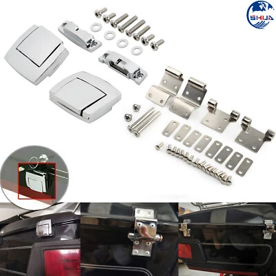 Paquete de pestillos y bisagras kit de herrajes para Harley Tri Road Electra Glide FLHTCU FLHTK Foto 1 de 4