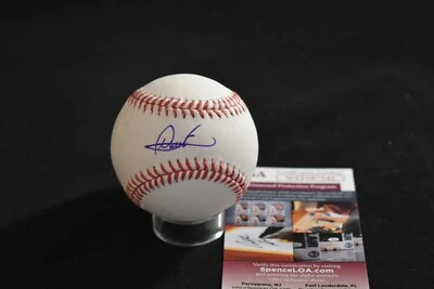 Deivi Garcia Signed Autographed OML Baseball Milwaukee Brewers MLB MILB JSA COA - Image 1 of 2