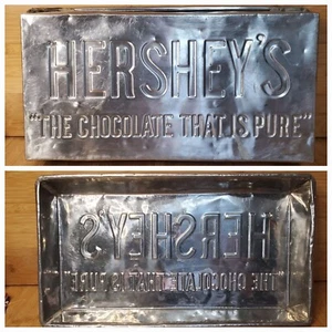 Vintage HERSHEYS Schokoladenfabrik 5 Pfund Form - HERSHEY PA - Kuchenform 1930-40er - Bild 1 von 9