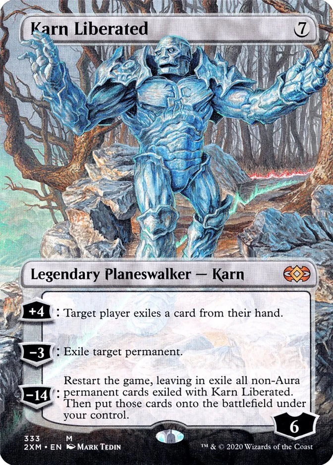 MTG Magic the Gathering Karn Liberated (333/503) Double Masters NM - Image 1 of 1