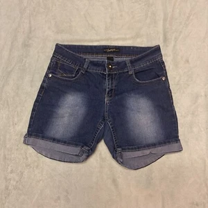 Vintage Y2K Women’s Southpole Jean Shorts Size 9 - Picture 1 of 7