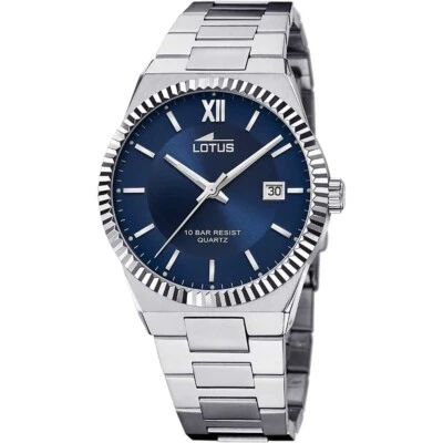 Lotus men's watch blue dial stainless steel bracelet 18835/2 - image 1 of 2