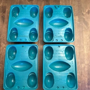 Jell-O Jiggler Fútbol Moldes Cascos Fútbol 4 Super Bowl Jello NFL Jello - Imagen 1 de 5