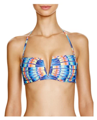 Top de bikini Mara Hoffman cable en V precio de venta sugerido por el fabricante 128 USD talla XS # U7 411 NUEVO Foto 1 de 4
