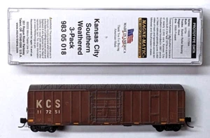 MTL Micro-Trains 02752192 27192 KCS 117251 50 foot boxcar FW Weathered with JC - Picture 1 of 3
