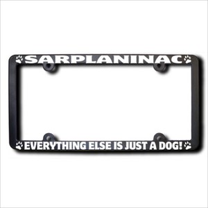 Sarplaninac Everything Else Is Just A Dog Frame w/Reflective Text