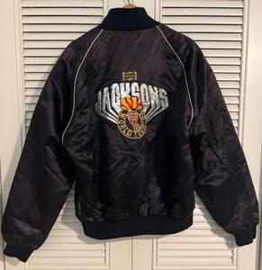 Michael Jackson (The Jacksons) Victory World Tour 1984 Pepsi Satin Jacket Sz L - Picture 1 of 9