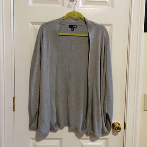 Ladies Grey, Cotton,Loose Cardigan. By a.n.a.  Size L/XL - Picture 1 of 7