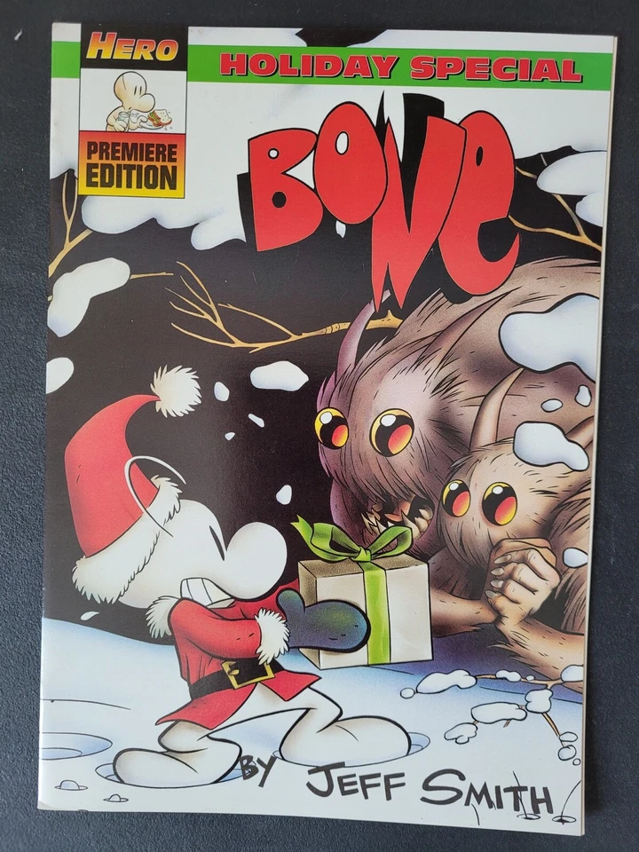 BONE HOLIDAY SPECIAL #1 (1993) HERO PREMIERE LIVROS DE DESENHOS ANIMADOS JEFF SMITH! NATAL - Imagem 1 de 1