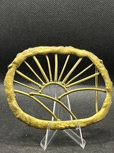 Handgefertigte Gürtelschnalle 70er Jahre Sunshine - Bild 1 von 2