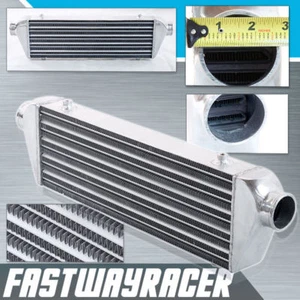 Universal 27''x7''x2.5'' Front Mount Intercooler Polished Turbo FMIC 2.5'' Inlet - Bild 1 von 1