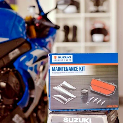 Kit de mantenimiento de bujías de filtro de aceite y aire Suzuki OEM 06-07 GSXR600 750 GSX-R Foto 1 de 4