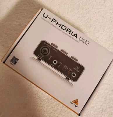 Behringer U-PHORIA UM2 Audiophile 2x2 USB Audio Interface With XENYX Mic Preamp - Image 1 of 4