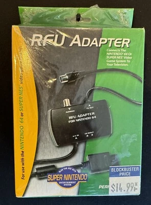Nintendo N64 & Super NES RFU Adapter, Performance Brand  - New In Box, Classic - Image 1 of 4