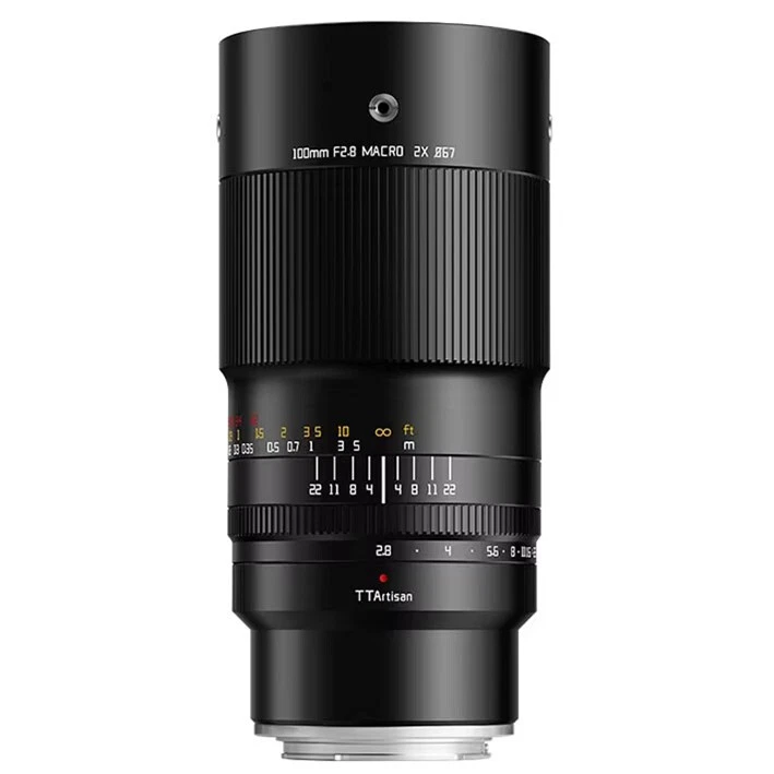 TTArtisan 100mm F2.8 Macro 2x Full Frame Lens for Canon Nikon Sony Fuji L-Mount  - Image 1 of 4
