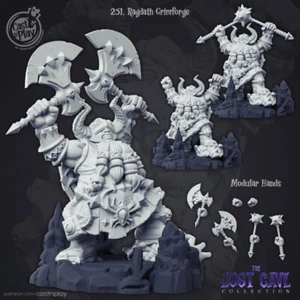 Ragdath Grimforge Dwarf Fighter Miniature | D&D DnD - Picture 1 of 1