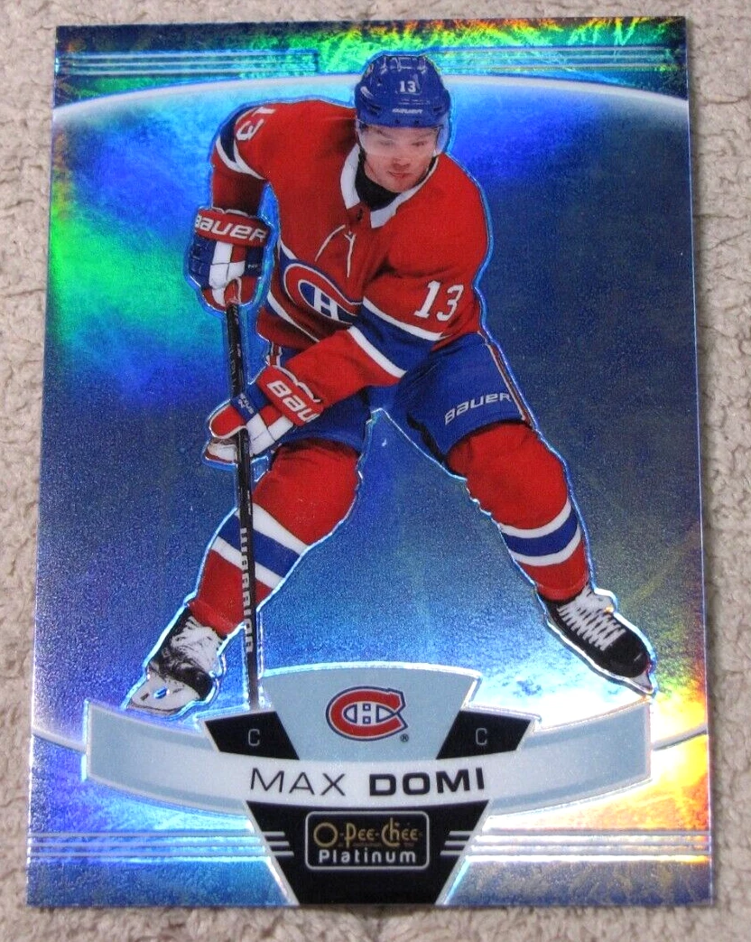 2019-20 O-Pee-Chee Platinum Arctic Freeze #132 Max Domi /99
