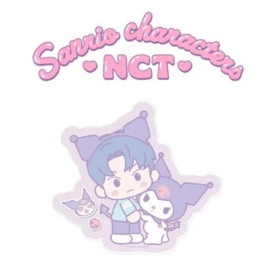 Alfombrilla de ratón púrpura Kpop NCT 127 x personajes de Sanrio KUROMI Doyoung - ¡NUEVA! Foto 1 de 4