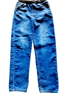 Jumping Beans Boys Jeans Pull On Elastic Waist Straight Size 12 - Picture 1 of 9