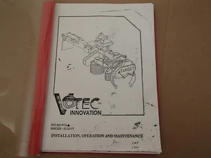 Votec Innovation Target Delimber Installation , Operation , Maintenance Manual  - Picture 1 of 5