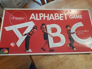 Selchow & Righter Vintage 1972 Scrabble Alphabet ABC Board Game - Picture 1 of 5