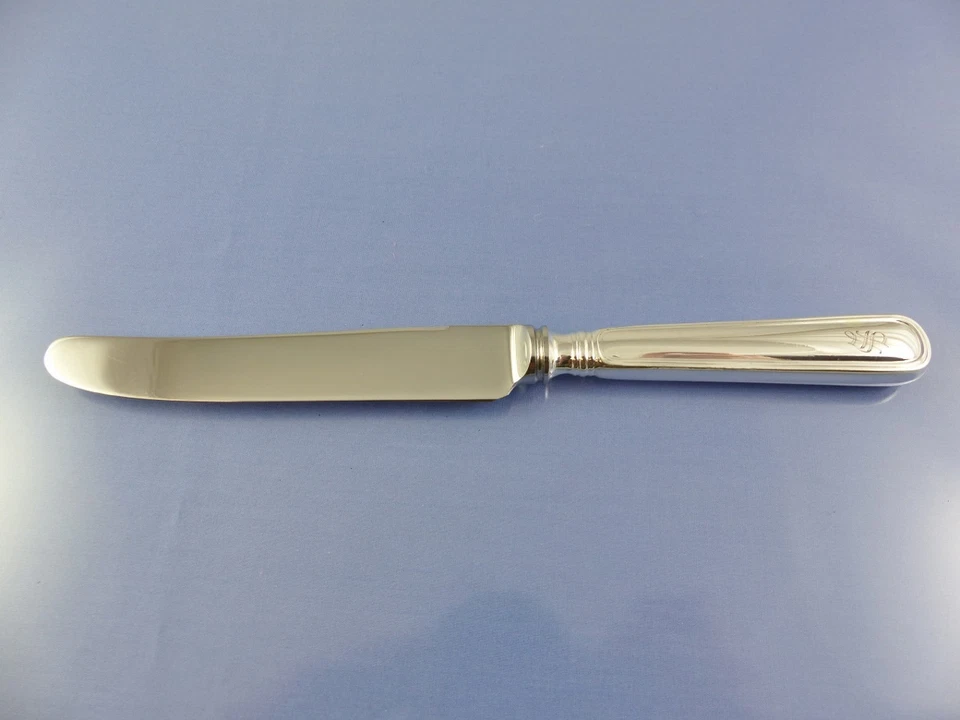 YORK 1914 ОБЕД НОЖ ПОЛАЯ РУЧКА ФРАНЦУЗСКОЕ ЛЕЗВИЕ BIRKS REGENCY ПЛАСТИНА «S» - Изображение 1 из 1