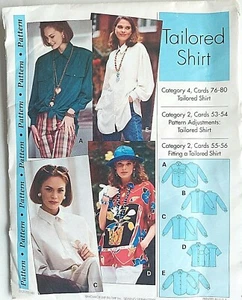 Sewing Step By Step Pattern 143 Tailored Shirt Size 4 to 22 Uncut  - Picture 1 of 4