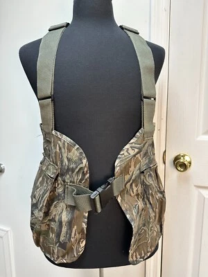 VTG Mossy Oak Treestand Turkey Hunting Strap Vest Camouflage USA Made Camo - Image 1 of 4