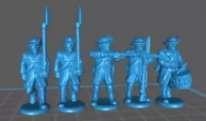 Austrian Landwehr with folded Rundenhut and Uberrock - Resin 28mm Minis - Picture 1 of 2